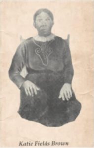 Original historical photograph of Katie Brown